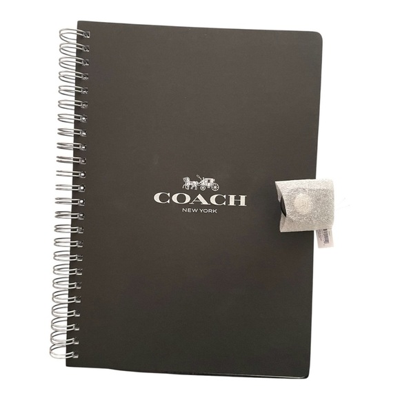 Coach NWT Lined Notebook approximately 6.5” by 8.5” - Picture 2 of 7
